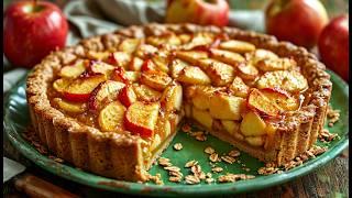 No flour and sugar! The famous oatmeal apple cake! Better than regular cake!