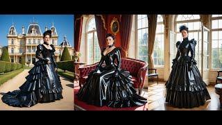 The Elegant Viktorian Governess: A Victorian Icon in Leather & Latex #victorian #leather #latex