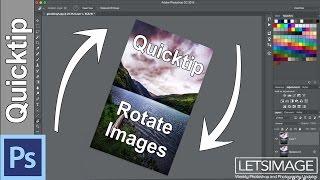 Photoshop Quick Tip: How to Rotate a Selection or an Image | Photoshop Tutorial