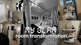 My Luxury/Glam Room Transformation - Pinterest Inspired