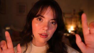 ASMR Safe & Cozy Affirmations for Anxiety and Sleep (low light, mic brushing)