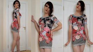 Crossdresser / Femboy wearing cute floral dress