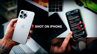 The PROPER iPhone "Pro" Camera Settings for Stunning Photos