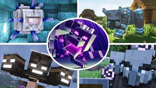 Minecraft - All Bosses Fight Gameplay