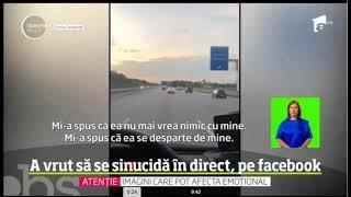 Cu peste 170 km/h, loveşte intenţionat un TIR, live pe Facebook