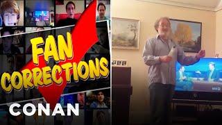 Fan Correction: It's Not 90 Feet From The Pitcher's Mound To Home Plate! | CONAN on TBS