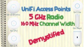 Ubiquiti UniFi Access Point - 160 MHz Channel Width In 5 GHz WiFi Radio