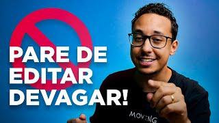  PARE DE EDITAR DEVAGAR!  - segredos pra editar mais rápido no Premiere