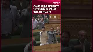 Jammu Kashmir News | Chaos In J&K Assembly's 1st Session Over PDP MLA's Resolution On Article 370