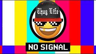 Thug Life Emoji No Signal Transition Intermission Motion Graphics 4K Copyright Free