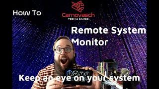 HowToTech: Remote System Monitor - Display your PC sensors very cool!