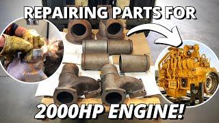 Repairing Parts for 2000HP Engine! | Machining & Liquid Nitrogen