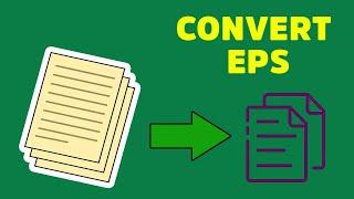 How To Convert Images To EPS? | What Is EPS? | Free EPS Converter Online