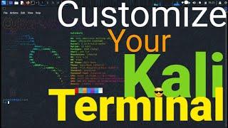 Customizing Boring Kali Linux Terminal | By CyberwarriorsAP