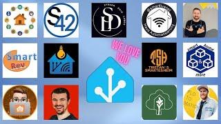 13 coole YouTuber aus der deutschsprachigen Home Assistant Community stellen sich bei dir vor ;-)