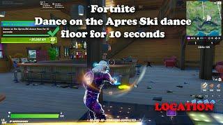 Fortnite - Dance on the Apres Ski Dance Floor for 10 Seconds - LOCATION