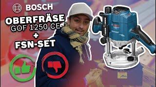 DIY: Bastel Town testet die Bosch Oberfräse GOF 1250 CE + FSN System-Zubehör Set | svh24.de