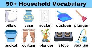 Household Items | Household Vocabulary | English Vocabulary