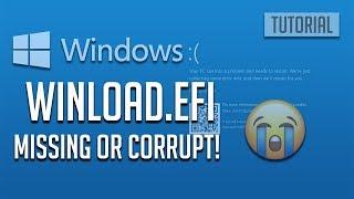Fix Winload.Efi Is Missing or Corrupt Error in Windows 10 - Fix [2023 Tutorial]