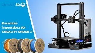 Ensamble impresora 3D CREALITY ENDER 3 y tutorial de impresión 3D