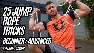 25 JUMP ROPE TRICKS BEGINNER TO ADVANCED | Jump Rope | Skipping Rope | Eddie Jumps