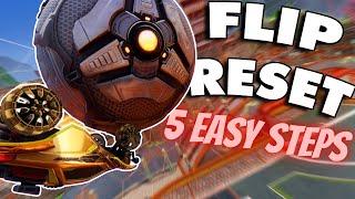 How to EASILY Flip Reset in 45 Seconds | Rocket League