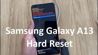 Samsung Galaxy A13 | How To Hard Reset