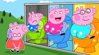 Peppa Pig Can't Have a Proper Toilet - Funny Peppa Pig Try Not To Laugh