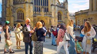 Walking in Bath, England - Historic Bath Abbey, Roman Baths & more! | 4K | Sep 2020