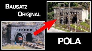 BAUSATZ ORIGINAL: Tunnelportal Simplon Süd // Pola 271