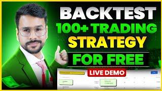 Backtest 100+ TRADING Strategy for FREE | How to Backtest A Trading Strategy | Trading for beginners