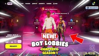 Get Bot Lobbies in Fortnite Chapter 6 Season 1