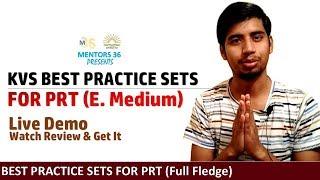 KVS PRT Practice Sets - Set of 5 Full Length Mock Sets for KVS PRT Latest Pattern English Medium