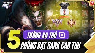 Liên Quân TOP 5 TƯỚNG XẠ THỦ dành cho Game Thủ TRÌNH TINH ANH MÁC RANK CAO THỦ, TNG