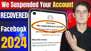 We suspended your account Facebook2024 / How To Unsuspend Facebook account 2024 / Technical Abuxar