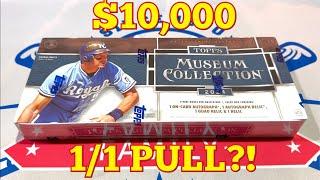 UNREAL 1/1 PATCH AUTO PULL!  $10,000??  2024 MUSEUM COLLECTION BASEBALL CARDS!