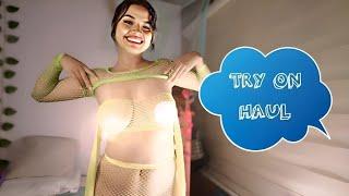 [4K] Transparent Try-on Haul with Molly Haul | See Through Haul 2024