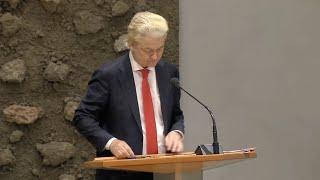 Inbreng Geert Wilders bij het debat over het eindverslag van de informateurs