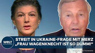 UKRAINE-KRIEG: Heftiger Streit! Wagenknecht erhöht Druck auf Merz! CDU reagiert auf BSW