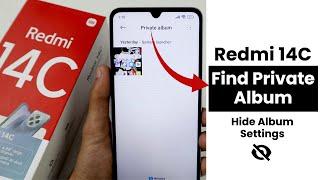 Find Private Album In Redmi 14C | Hide Photos Settings