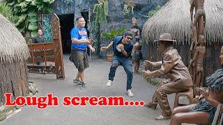 Super gokil....!! Prank manusia patung