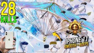 IPHONE 11 PUBG MOBILE LIVIK GAMEPLAY 2024 | SMOOTH + 60 FPS | FPS TEST & BGMI TEST