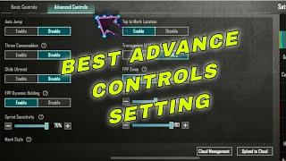 BEST PUBG SETTING / ADVANCE CONTROLS FULL GUIDE | 57 REFLEX |