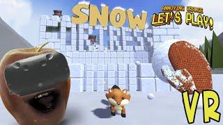 Midget Apple Plays - Snow Fortress (HTC Vive VR Game)