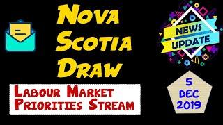 Nova Scotia PNP draw. NSNP issued invitations on 5 December 2019