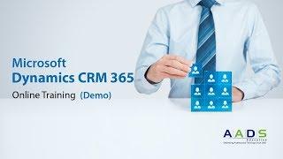 Microsoft Dynamics 365 CRM Online Training Demo