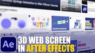Basic 3D Screen in After Effects Tutorials