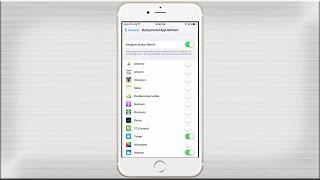 How To Disable Background Apps iPhone