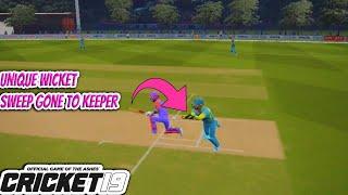 Unique Wicket - Cricket 19 #shorts