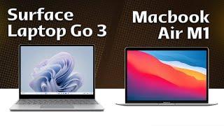 Surface Laptop Go 3 vs Macbook Air M1
